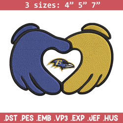 mickey hand baltimore ravens embroidery design, baltimore ravens embroidery, nfl embroidery, logo sport embroidery.