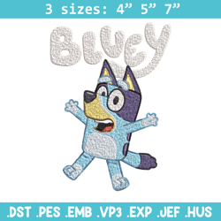 Bluey Embroidery, Bluey Cartoon Embroidery, cartoon Embroidery, cartoon shirt, Embroidery File, Instant download.