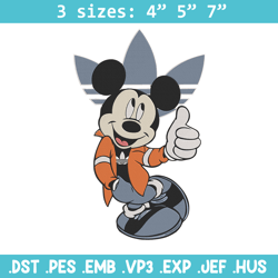 mickey x adidas embroidery design, mickey embroidery, embroidery file, adidas embroidery, anime shirt, digital download