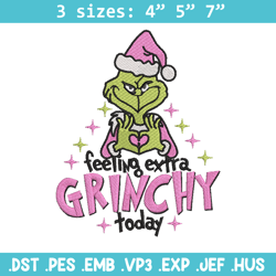 grinch today embroidery design, grinch embroidery, chrismas design,embroidery shirt, embroidery file, digital download