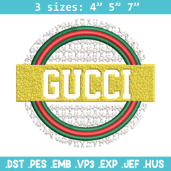 gucci logo embroidery design, gucci embroidery, brand embroidery, logo shirt, embroidery file, digital download
