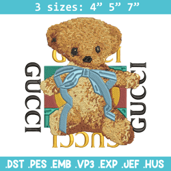 gucci x bear embroidery design, gucci embroidery, embroidery file, anime embroidery, anime shirt, digital download