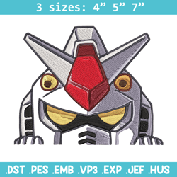 gundam peeker embroidery design, gundam embroidery, embroidery file, anime embroidery, anime shirt, digital download.