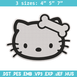 hello kitty sticker embroidery design, hello kitty embroidery, embroidery file, anime embroidery, digital download.