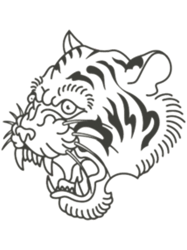 tiger american traditional tattoo