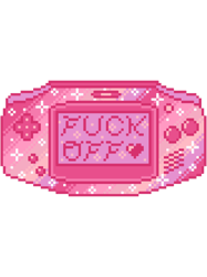 galaxy handheld pixel art