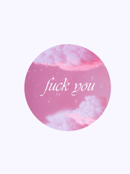 pastel fuck you graphic