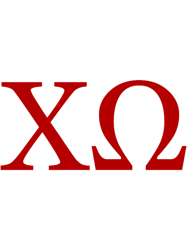 chi omega letters