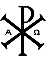 chi rho alpha omega christogram