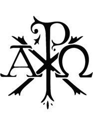 chi rho alpha omega symbol