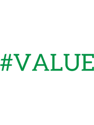 excel value