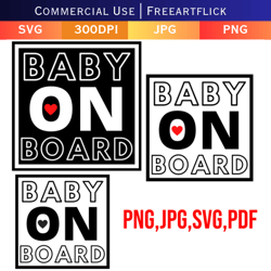 baby on board svg, baby svg, baby girl svg, car decal svg for cricut