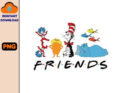 friends dr seuss png, dr. seuss png, reading png, friends dr seuss thing 1 thing 2 png, horton png, the lorax png, fish