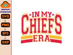 in my chiefs era svg, printable, football, kansas, cricut cut file, vector file (1)