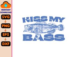 kiss my bass vintage style fishing svg, retro fisher svg, fisher gear, fisher graphic svg, adult unisex relaxed cotton s