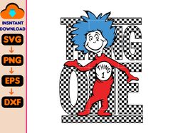 dr seuss svg, thing one svg, cat in the hat svg, dr seuss svg, read across america, thing 1 thing 2 svg, love reading