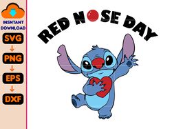 friend cartoon red nose day png, red nose cartoon png, chibi cute cartoon png, red nose 2024 png, funny red nose png