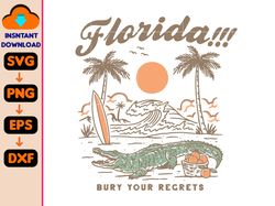 florida!!! tortured poets svg, taylor florence tropical bury regrets aesthetic swiftie svg, gift version tay's ttpd svg