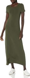 women's short-sleeve maxi dress