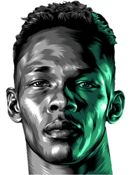 israel adesanya graphic art