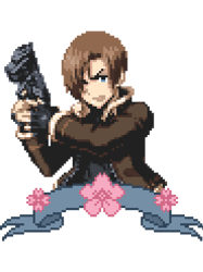 Leon Kennedy Pixel Design