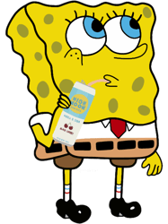 spongebob drinking high noon seltzer