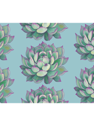 succulent plant throw blanket