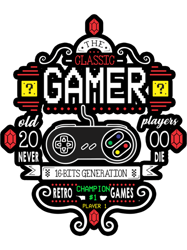 the  gamer old 20 never  player gamer 2022  16 bit generation