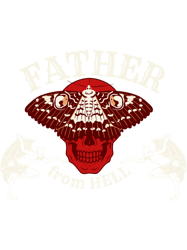 father from hellred skull-butterfly