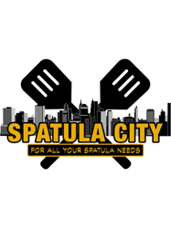 spatula city movie business logo from uhf. weird al yankovic.