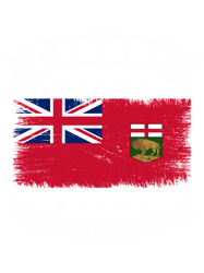 canada friendly manitoba flag - vintage