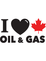 i love canadian oil and gas red heart and maple leaf alberta pipelines black background hd high qual