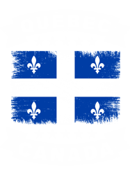 quebec flag - vintage retro