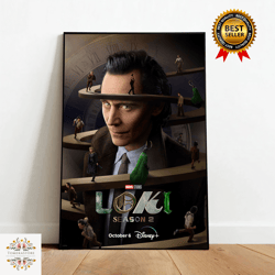 loki canvas, canvas wall art, rolled canvas print, canvas wall print, tv show canvas