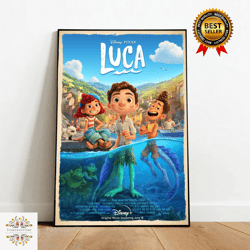 luca canvas, canvas wall art, rolled canvas print, canvas wall print, movie canvas