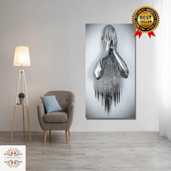 metallic canvas art with 3d effects,metallic wall art, silver 3d wall art, 3d canvas, silver canvas print,romantic coupl