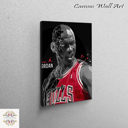 wall art canvas, 3d wall art, canvas, jordan art, famous poster, man cave canvas decor, basketball players art canvas,.j