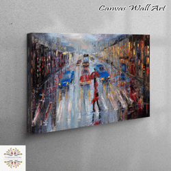 wall art canvas, canvas gift, canvas decor, abstract wall decor, cityscape canvas print, modern artwork, abstract woman