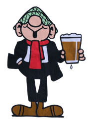 andy capp with beer