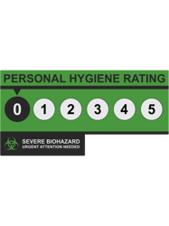 hygiene rating - zero