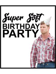 super soft birthday party