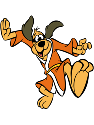 action shot hong kong phooey cartoon karate dog