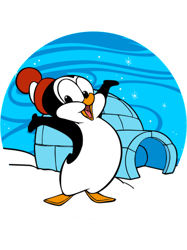 chilly willy penguin art hong kong phooey cartoon karate dog