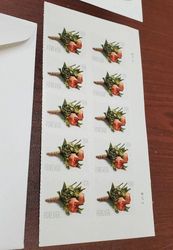 celebration boutonniere 2017 forever stamps - ideal for collection, invitation, wedding, marketing, and more