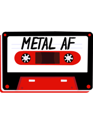 metal af band cassette tape