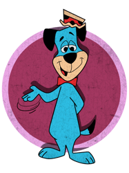 huckleberry hound retro logo