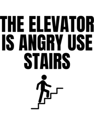 clough - cloudsbad translation - the elevator is angry use stairs
