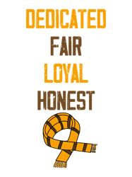 dedicated fair loyal honest scarf 2