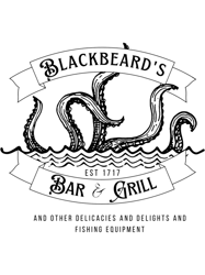 clough - cloudsblackbeards bar and grill black colourway