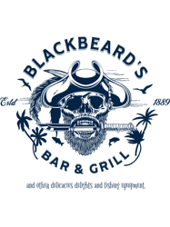 blackbeards bar and grill and other delicacies delights and fishing equipment